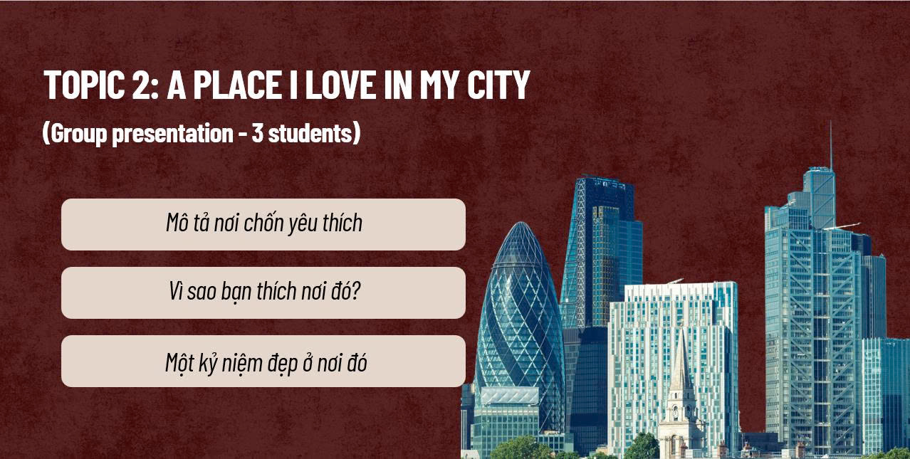 Chủ đề 2 Exhibition Day Tata English