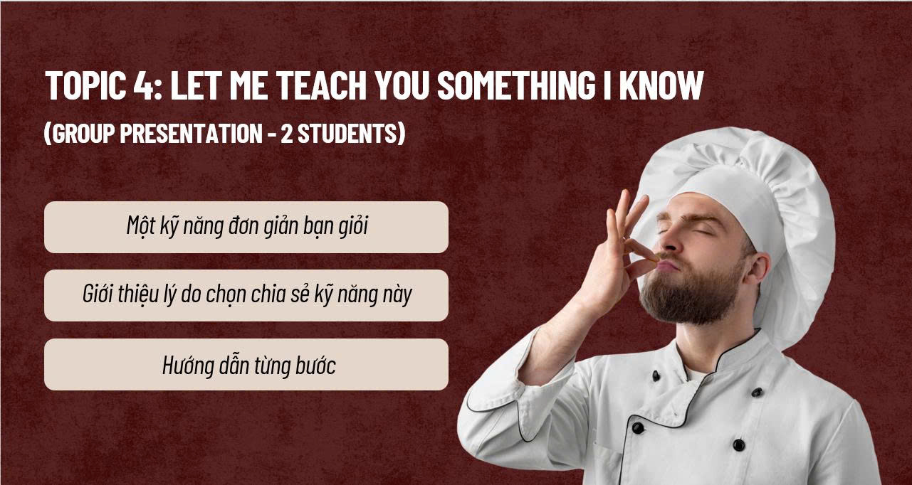 Chủ đề 4 Exhibition Day Tata English