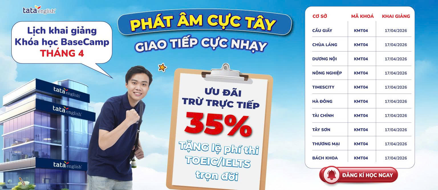 Khai giảng tháng 4 BaseCamp