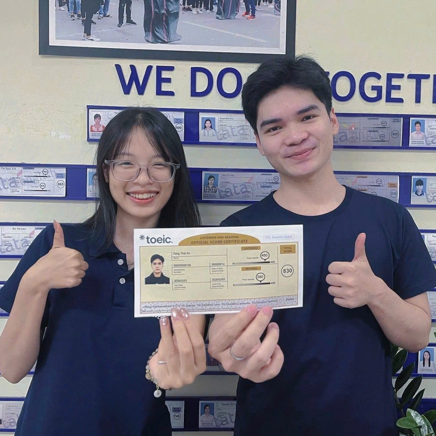 Đặng Thái An - vượt aim TOEIC 700+